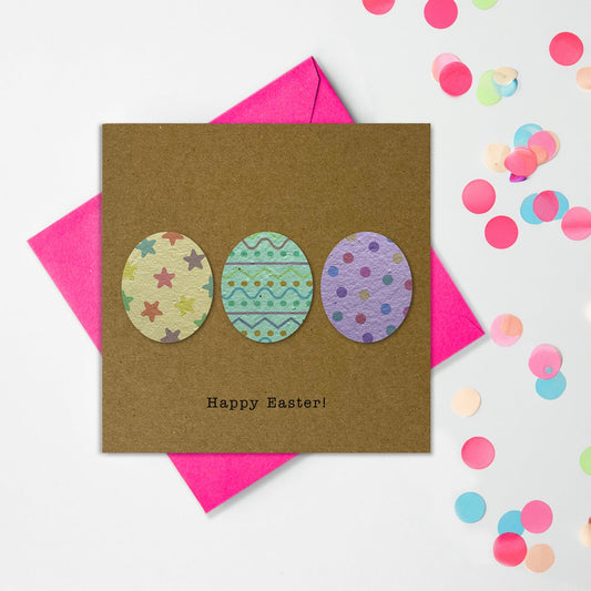 Plantable Shapes - Happy Easter Eggs