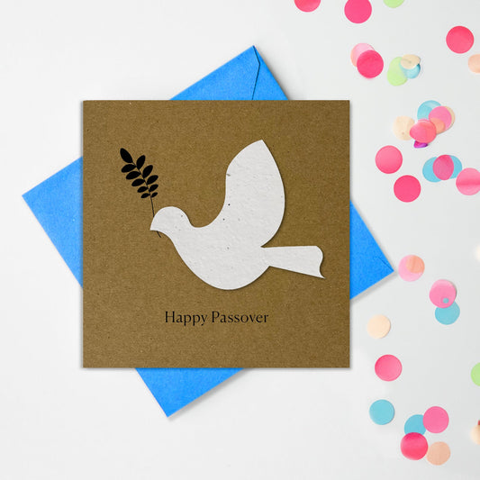 Plantable Shapes - Happy Passover - Dove