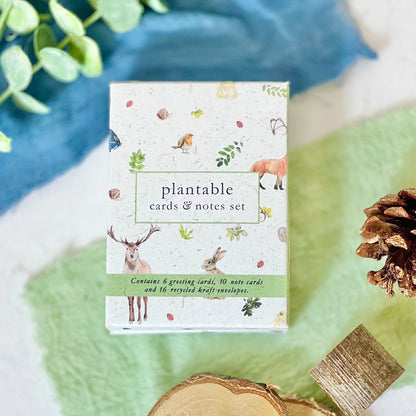 Mini Cards & Notes Set - Woodland Wonders