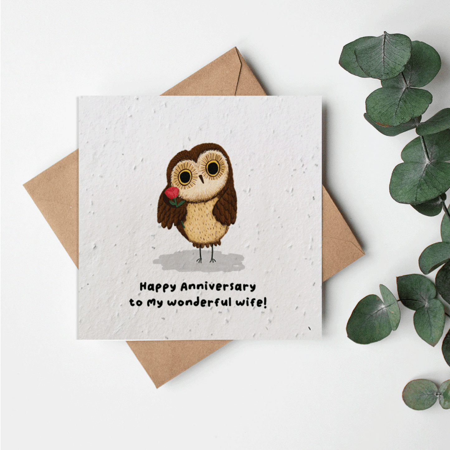 Cuddle Crew - Happy Anniversary Owl
