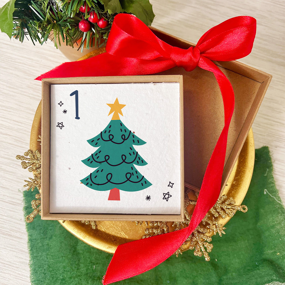 Sustainable Desktop Advent Calendar -  Quirky Christmas