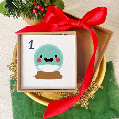 Sustainable Desktop Advent Calendar -  Cute Advent